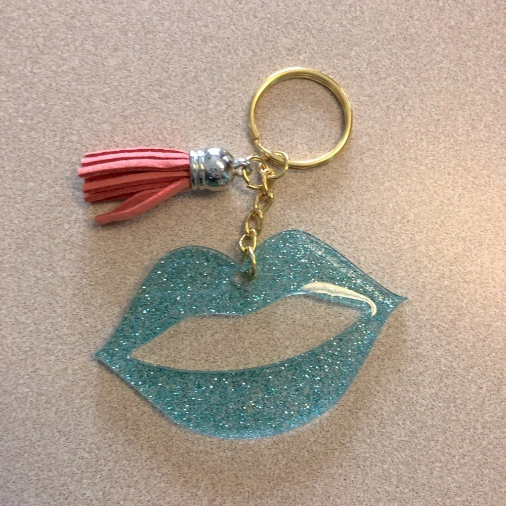 🎉🎉5x HP🎉🎉 Handmade Lips Keychain